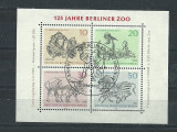 GERMANIA (DDR) 1969 &ndash; GRADINA ZOOLOGICA BERLIN, colita stampilata, DF6, Stampilat