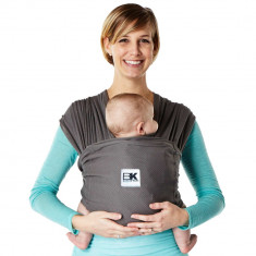 Sistem Purtare Baby K&amp;#039;tan Baby Carrier Breeze - Charcoal - Marimea S foto