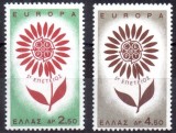 Europa-cept 1964 - Grecia 2v.neuzat,perfecta stare(z), Nestampilat