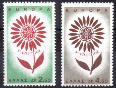 Europa-cept 1964 - Grecia 2v.neuzat,perfecta stare(z) foto
