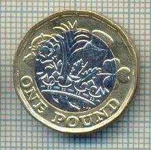 11516 MONEDA - MAREA BRITANIE - ONE POUND - ANUL 2017 -STAREA CARE SE VEDE foto