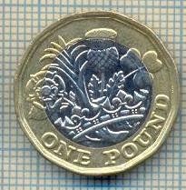 11517 MONEDA - MAREA BRITANIE - ONE POUND - ANUL 2017 -STAREA CARE SE VEDE