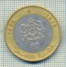 11538 MONEDA - MAROC( MOROCCO) - 10 DIRHAMS - ANUL 1995 -STAREA CARE SE VEDE
