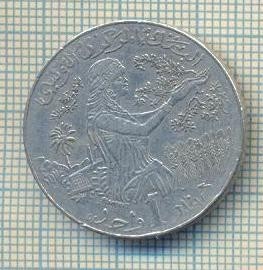 11567 MONEDA - TUNISIA - DINAR - ANUL 2011 -F.A.O. -STAREA CARE SE VEDE foto