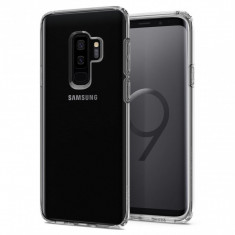 Husa Spigen Liquid Crystal pentru Samsung Galaxy S9 Plus Transparenta foto