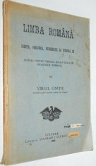 Limba Romana - Fiinta, Originea, Rudeniile si Istoria Ei - Virgil Onitiu - 1894 foto