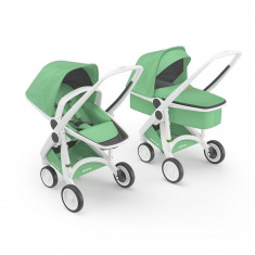 Carucior 2 In 1 Greentom 100% Ecologic White Mint foto