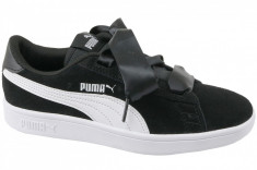 Incaltaminte sneakers Puma Smash V2 Ribbon Jr 366003-01 pentru Copii foto