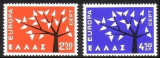 Europa-cept 1962 - Grecia 2v.neuzat,perfecta stare(z), Nestampilat
