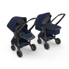 Carucior 2 in 1 Greentom 100% Ecologic Black Blue foto