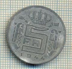 11553 MONEDA - BELGIA - 5 FRANCS - ANUL 1944 -STAREA CARE SE VEDE foto