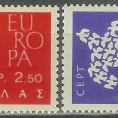 Europa-cept 1961 - Grecia 2v.neuzat,perfecta stare(z)