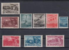 ROMANIA 1947 LP 217 - 1 MAI ZIUA MUNCII SERIE MNH foto