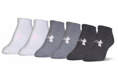 ?osete Under Armour Solid 6 PKS No Show 1312701-040 pentru Unisex foto