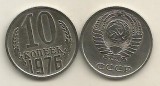 RUSIA URSS 10 COPEICI KOPEICI KOPEEK 1976 [1] VF , livrare in cartonas, Europa, Cupru-Nichel