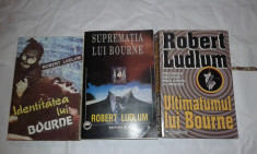 ROBERT LUDLUM-IDENTITATEA LUI BOURNE+SUPREMATIA LUI BOURNE+ULTIMATUMUL LUI BOURN foto