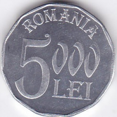 Moneda Romania 5.000 Lei 2003 - KM#158 UNC foto