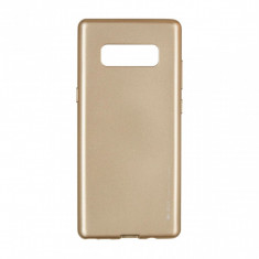 Husa iJelly Metal Mercury pentru Samsung Galaxy Note 8 Auriu foto