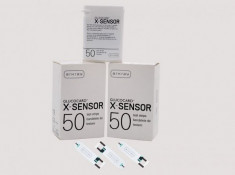 Glicemie teste Glucocard X senzor foto