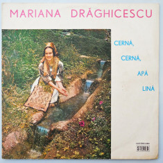 DISC LP VINYL - MARIANA DRAGHICESCU - CERNA, CERNA, APA LINA foto