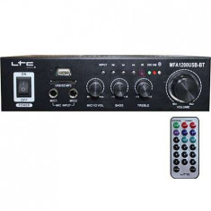 Amplificator karaoke 2x50W USB/SD/BLUETOOTH negru foto