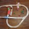 bnk jc - Traseu linii lemn cu trenulete inclus - compatibile Thomas&amp;Friends