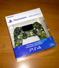 Controller PS4 - Green Camouflage ( V2 ), editie limitata , in cutie foto