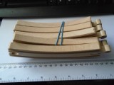 bnk jc - Linii de lemn curbe - compatibile Thomas - set 10 bucati