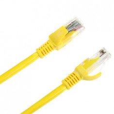 PATCHCORD UTP CAT 5E 5M GALBEN INTEX foto