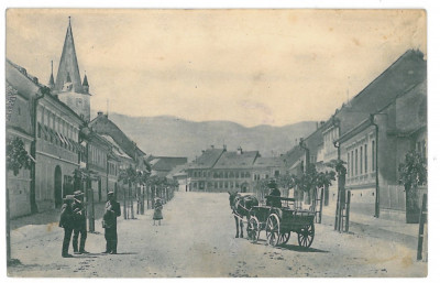 1957 - CISNADIE, Sibiu, Romania - old postcard - used - 1911 foto