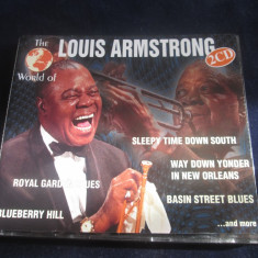 Louis Armstrong - The World Of Louis Armstrong _ dublu cd _ZYX ( Germania,1997)