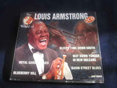 Louis Armstrong - The World Of Louis Armstrong _ dublu cd _ZYX ( Germania,1997) foto