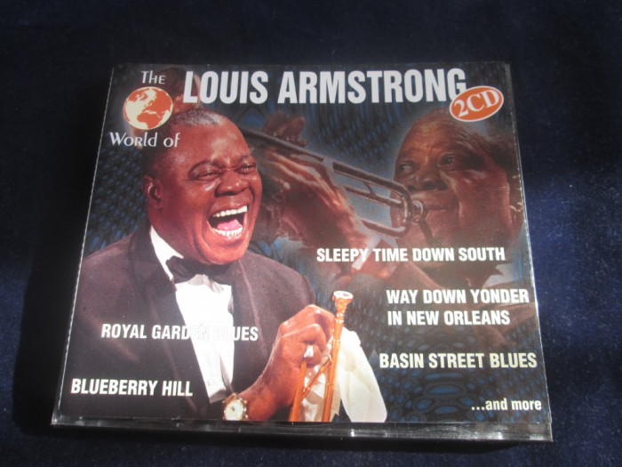 Louis Armstrong - The World Of Louis Armstrong _ dublu cd _ZYX ( Germania,1997)