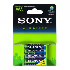 BATERIE ALCALINA R03 SONY BLISTER 4 BUC foto