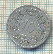 11607 MONEDA - ELVETIA - 10 RAPPEN - ANUL 1909 B -STAREA CARE SE VEDE foto
