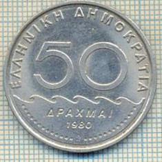 11581 MONEDA - GRECIA - 50 DRAHMES - ANUL 1980 -STAREA CARE SE VEDE