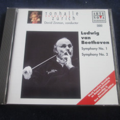 Beethoven - Symphony no.1 & no.2 _ cd _ Art Nova Classics ( Europa , 1999 )
