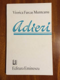 Viorica Farcas Munteanu - Adieri. Versuri (1982)