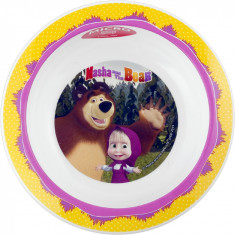 Farfurie adanca plastic Masha and The Bear Lulabi 8053102 B3502854 foto