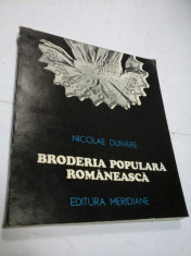 BRODERIA POPULARA ROMANEASCA - NICOLAE DUNARE foto