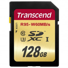 Card Transcend SDXC 128GB Class 10 UHS-I U3 W60 foto