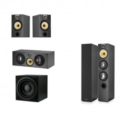 Pachet Boxe Bowers Wilkins 683 S2 + Boxa Bowers Wilkins HTM 61 S2 + Boxe Bowers Wilkins 685 S2 + Subwoofer Bowers Wilkins ASW 610XP foto