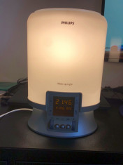 Lampa Veioza Philips Wake-Up Light HF3461 Radio Alarma Snooze foto