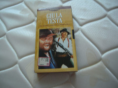 Caseta originala VHS, GIU&amp;#039; LA TESTA - 1971, provenienta Italia foto