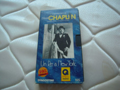 Caseta originala VHS, Charles Chaplin - A KING IN NEW YORK - 1957, prov. Italia foto