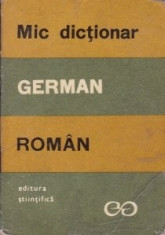 E. Sireteanu - Mic dictionar german - roman foto
