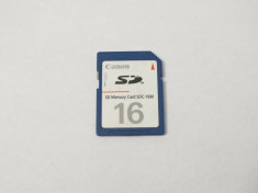 Card memorie SD Canon 16 MB foto