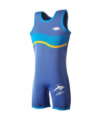 Konfidence - Costum inot copii din neopren Warma Wetsuit Aqua 4-5 ani foto