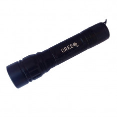 Mini lanterna Bright Flashlight CREE Q5, 1200 lm, acumulator 4800 mAh foto