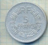 11674 MONEDA- FRANTA - 5 FRANCS -ANUL 1945 -STAREA CARE SE VEDE, Europa